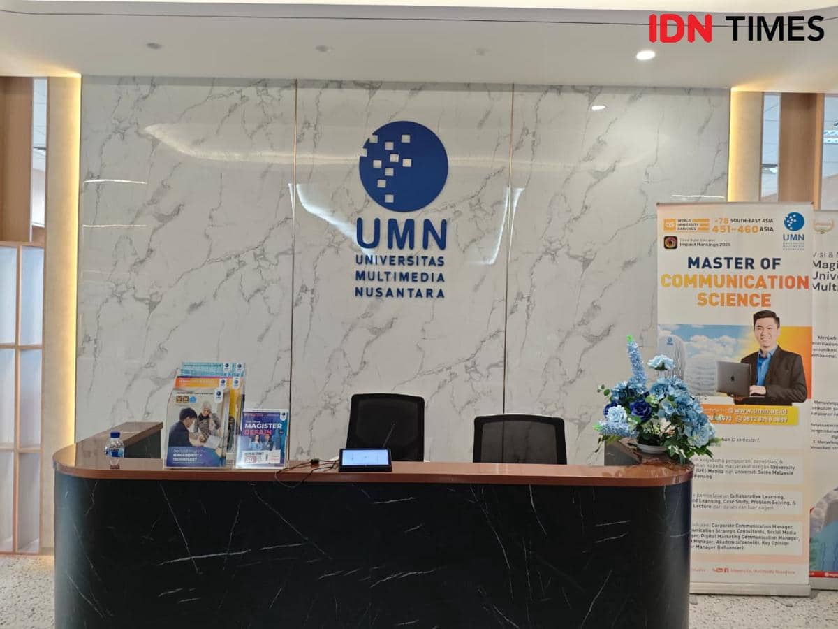 Resepsionis Program Pascasarjana UMN di Menara Kompas, Palmerah