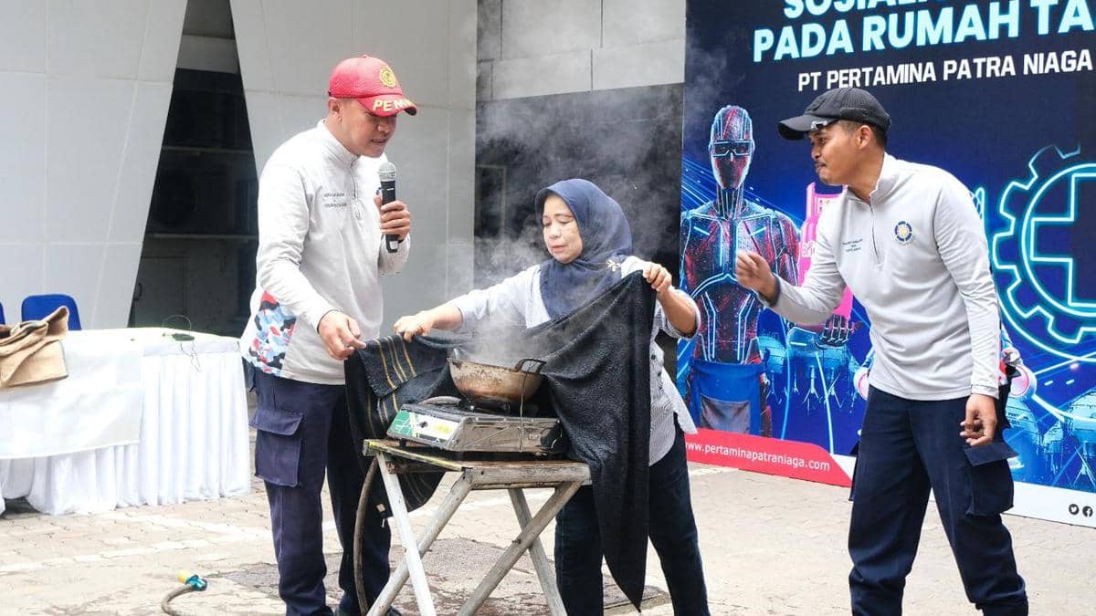Pertamina Patra Niaga menggelar sosialisasi penggunaan LPG aman bagi rumah tangga dan pelaku UMKM, Rabu (12/2/2026).