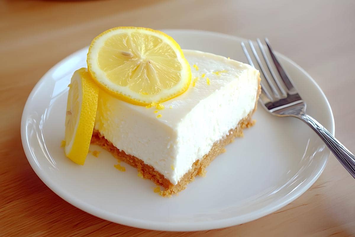 Lemon cheesecake
