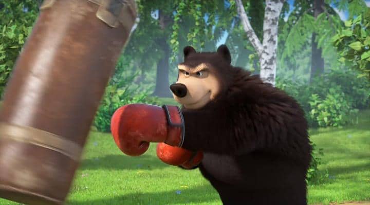 cuplikan Masha and The Bear "La La Lamb"