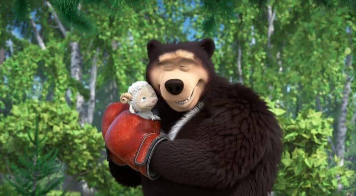 cuplikan Masha and The Bear "La La Lamb"