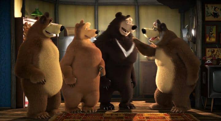 cuplikan Masha and The Bear "Quartet Plus"