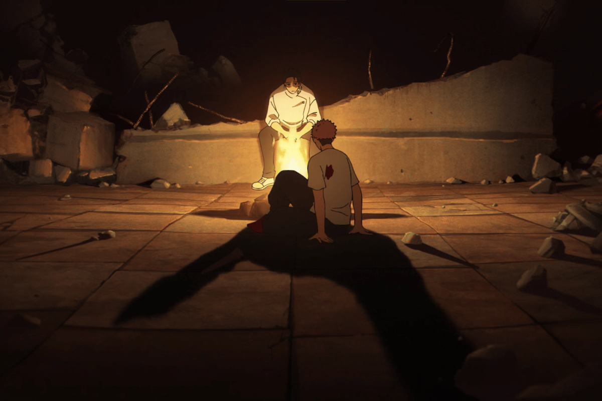 Yuta menghidupkan kembali Yuji.