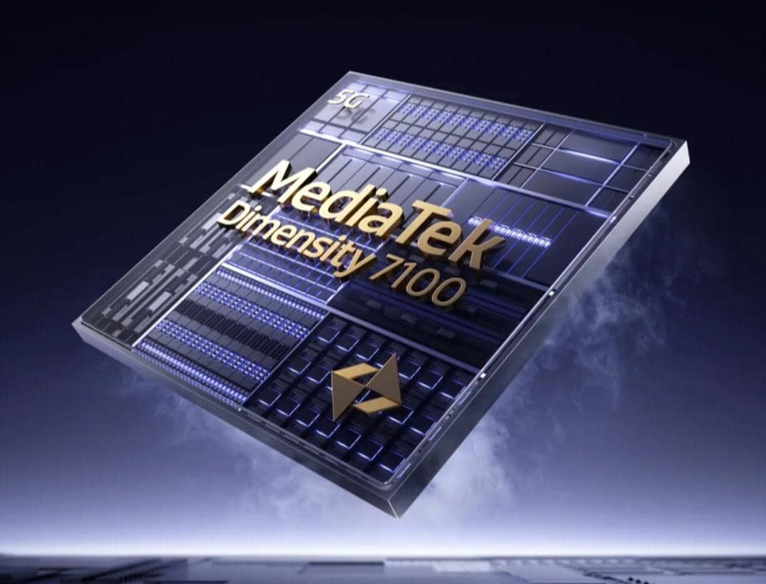 ilustrasi prosesor MediaTek Dimensity 7100