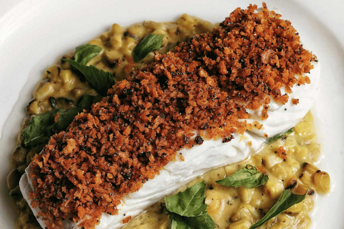 ilustrasi ikan berlapis kentang renyah