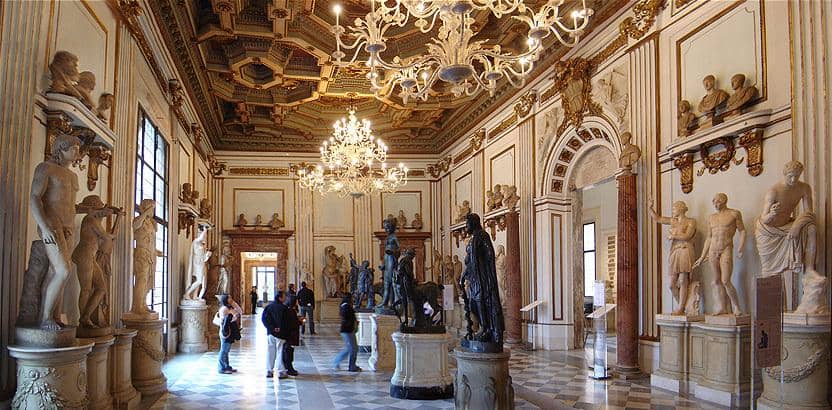 Palazzo Nuovo di Museum Capitoline, Roma.