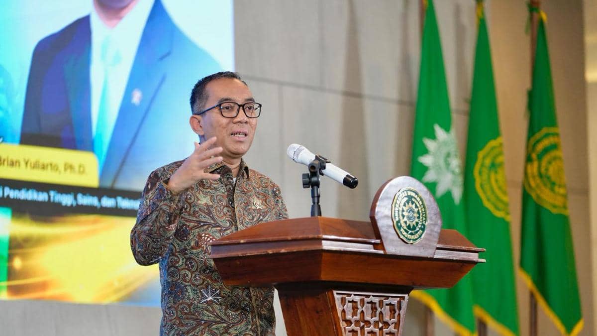 Menteri Pendidikan Tinggi, Sains, dan Teknologi Republik Indonesia ( Mendiktisaintek) Prof. Brian Yuliarto