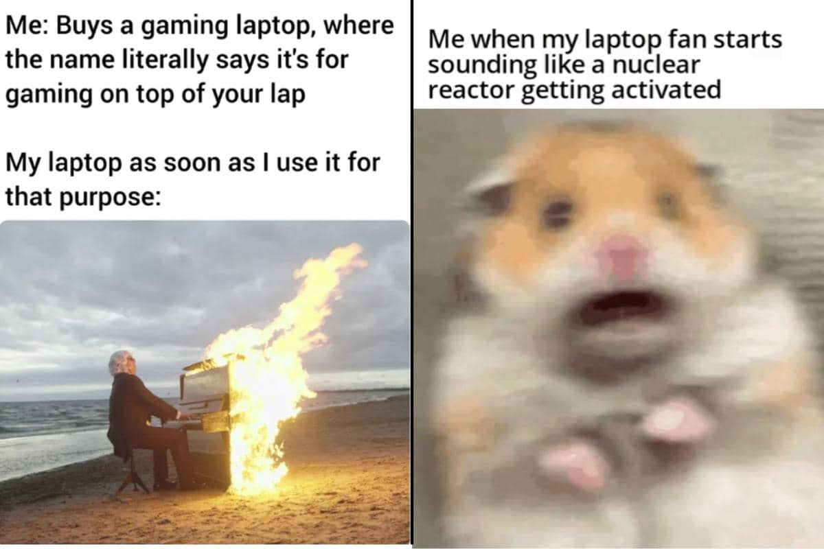 kolase meme kipas laptop