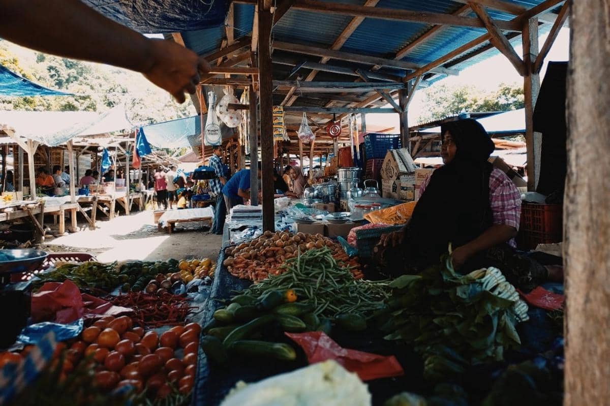 Ilustrasi pasar tradisional