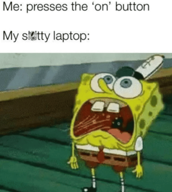 meme kipas laptop