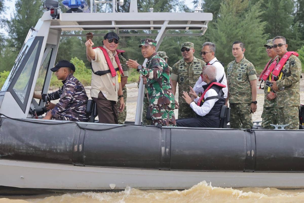 Menhan Cek Pengerukan Sungai di Aceh Tamiang, Cegah Banjir Berulang