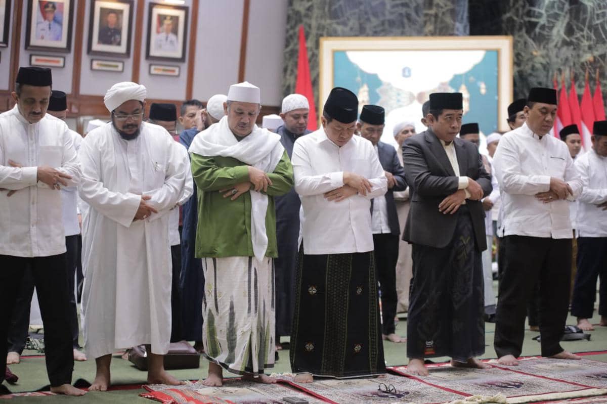 Gubernur DKI Pramono Anung Gelar MTQ dan Haul Ulama Betawi Sambut HUT DKI Jakarta. (IDN Times/Dini Suciatiningrum)