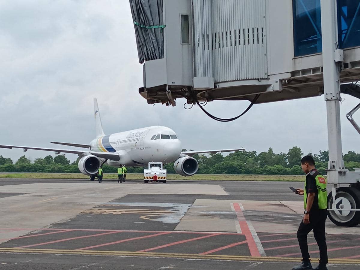 Launching penerbangan rute Lampung-Kuala Lumpur, Malaysia di Bandara Internasional Raden Inten II.