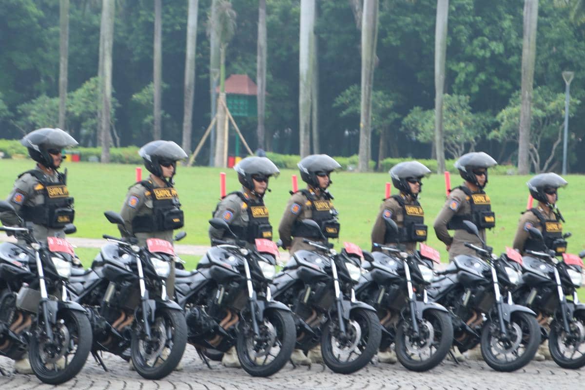 Ilustrasi Satpol PP DKI Jakarta. 