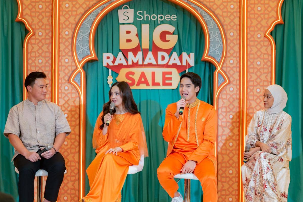 Para pembicara berbincang di acara Media Gathering Cerita Ramadan Masa Kini bersama Shopee Big Ramadan Sale.jpg