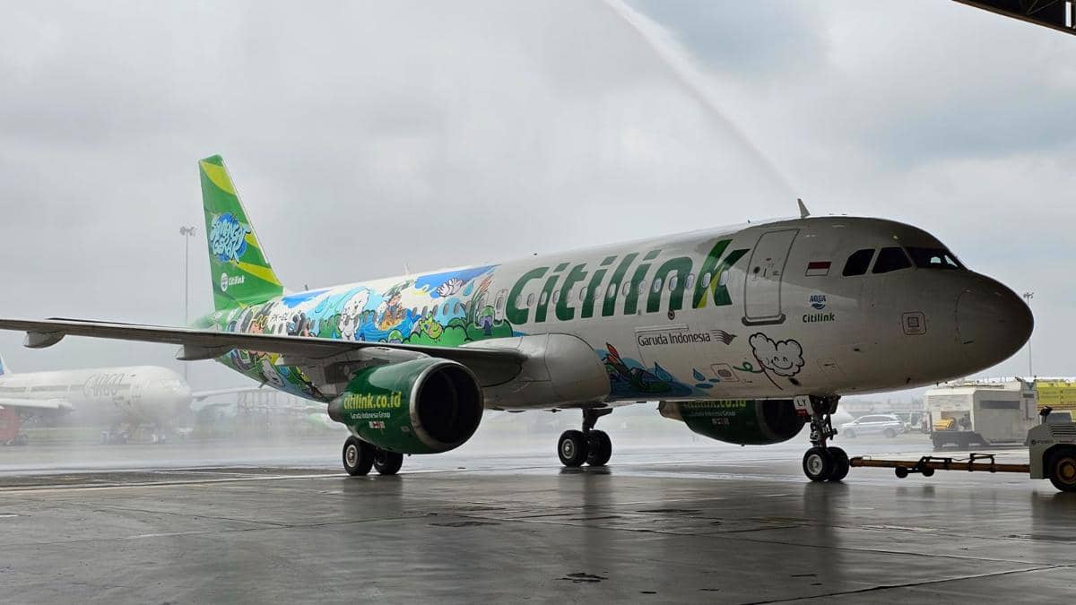 Livery Karya Ilustrator Dalam Negeri Mejeng di Pesawat Citilink (Dok. Citilink)