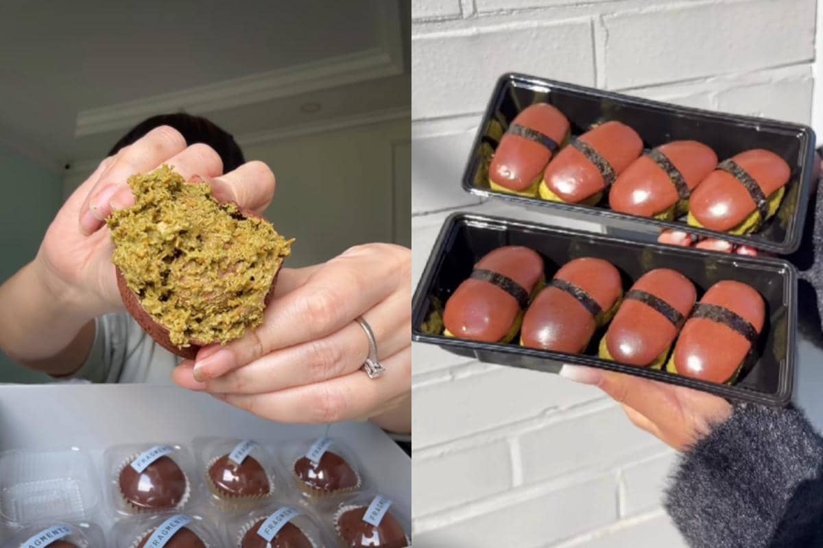 Potret Dubai Chewy Cookie dan Dubai Chewy Sushi 