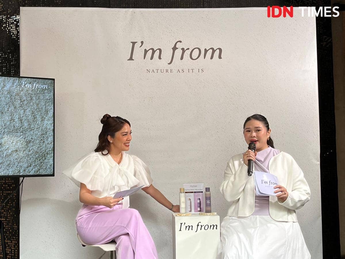 Peluncuran Black Rice Toner dari I'm From di Lomma Space, Dharmawangsa, Jakarta Selatan pada Jumat (13/2/2026)