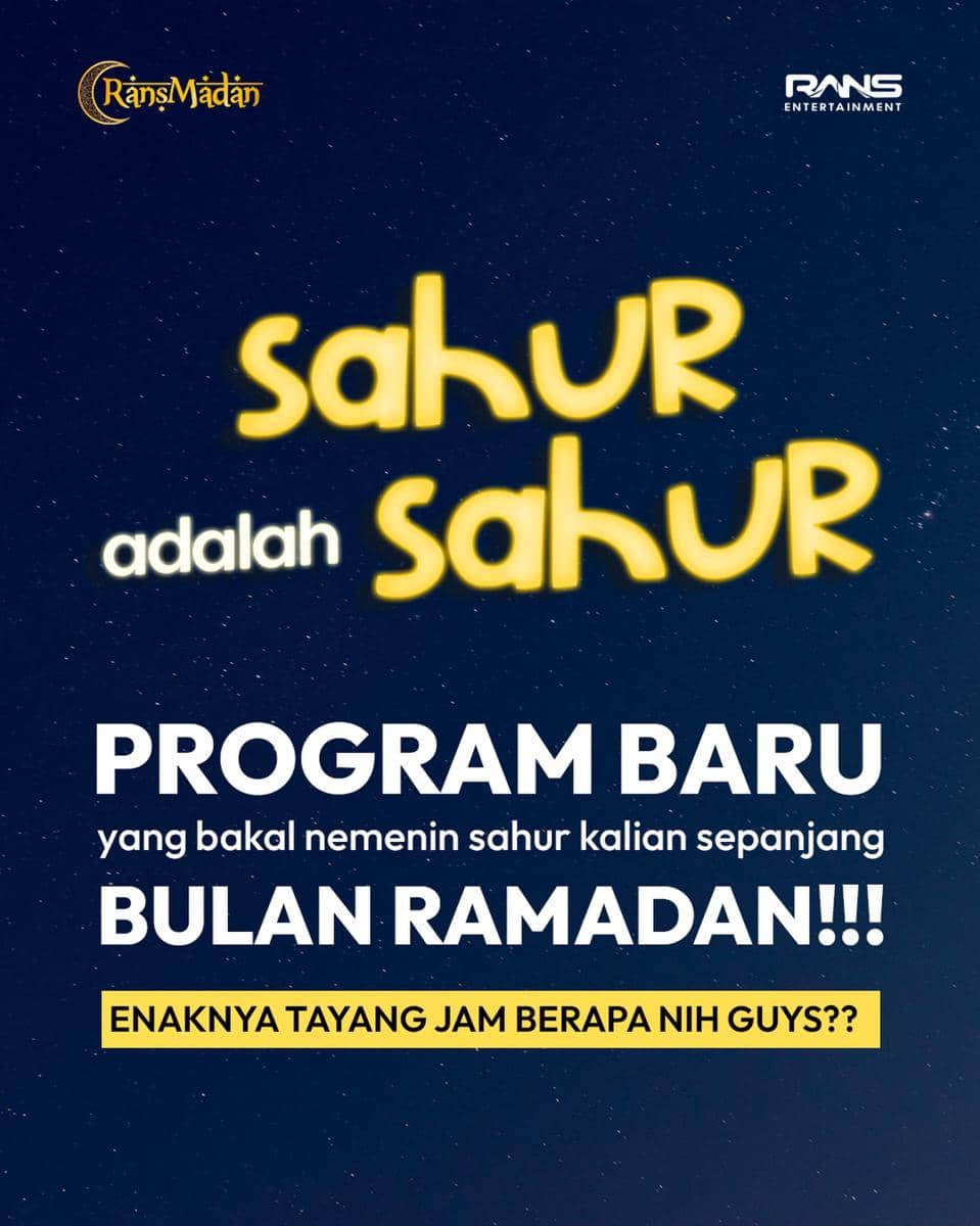 Sahur Adalah Sahur