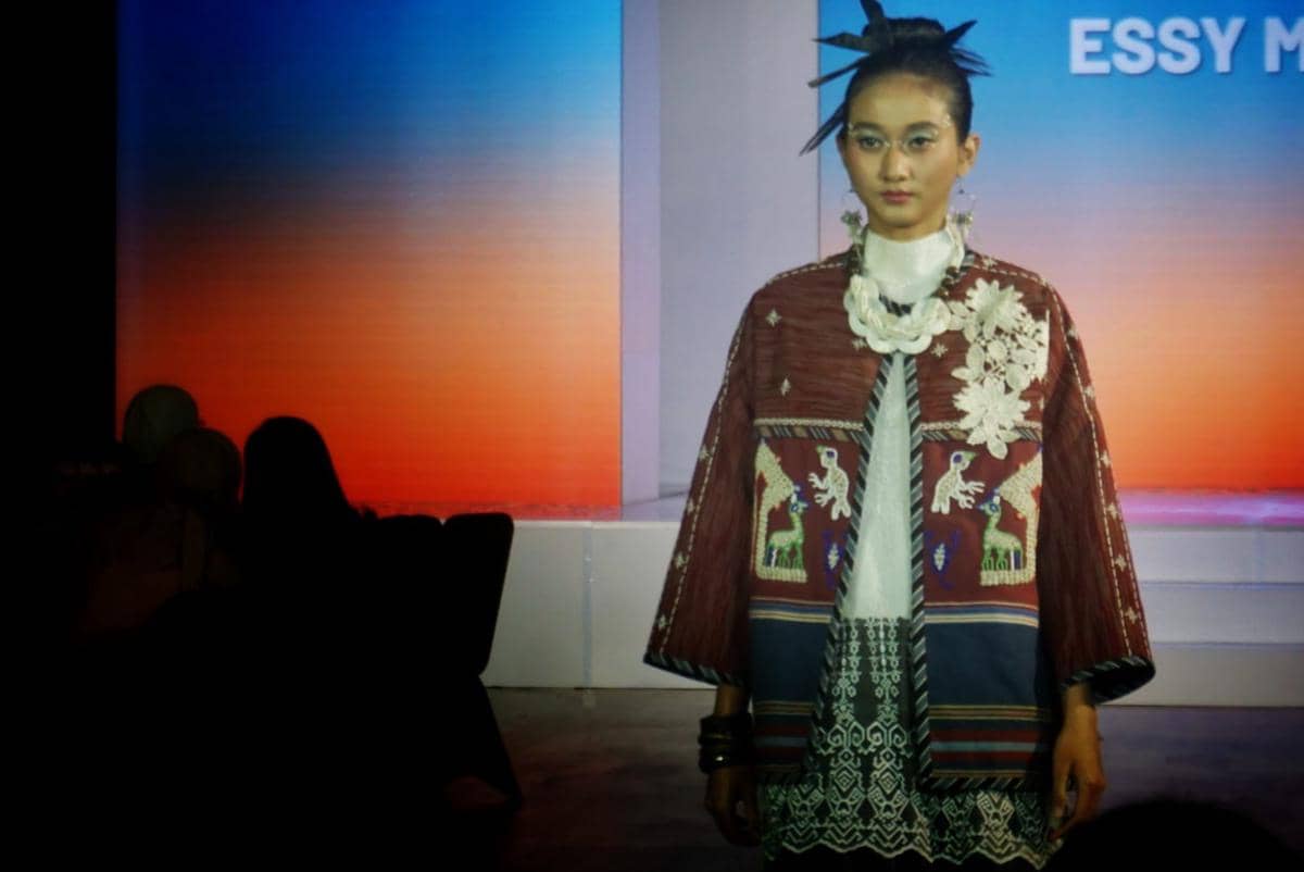 Peluncuran Jogja Fashion Week (JFW) 2026 di Gelanggang Inovasi dan Kreativitas (GIK) UGM, Sleman, DIY, Kamis (12/2/2026).