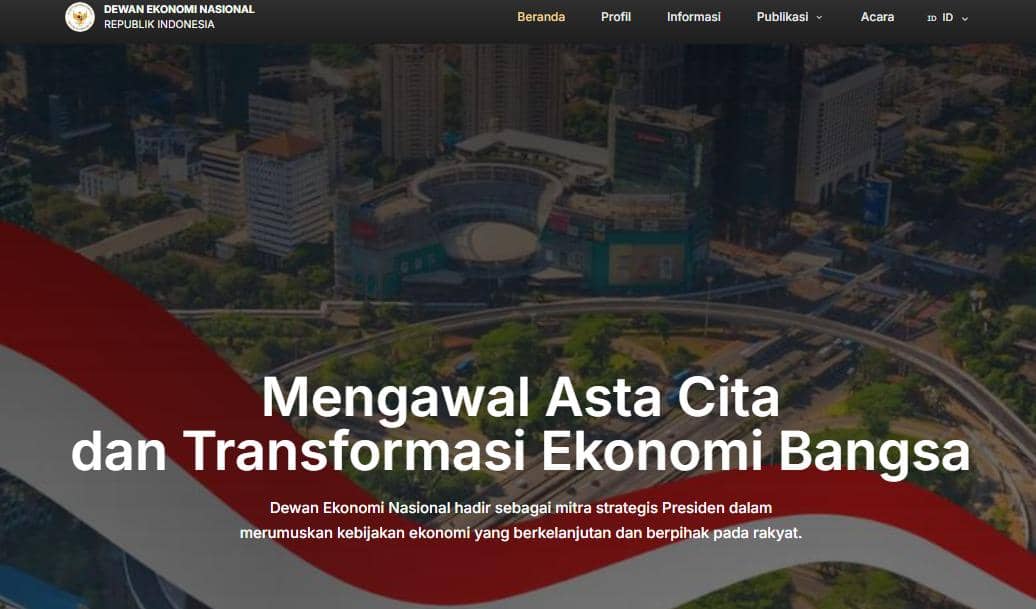 Perkuat Rekomendasi Ekonomi Berbasis Data, DEN Luncurkan Website Resmi