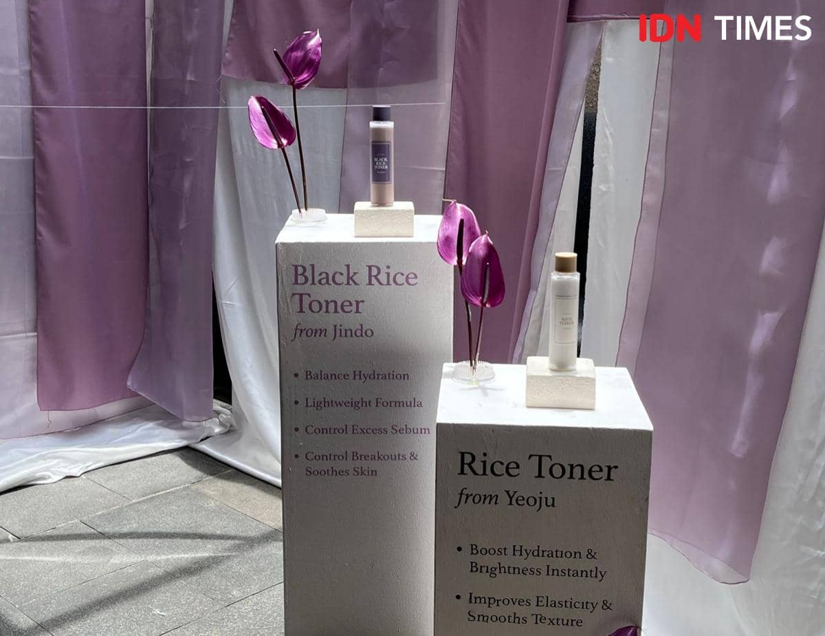 Peluncuran Black Rice Toner dari I'm From di Lomma Space, Dharmawangsa, Jakarta Selatan pada Jumat (13/2/2026)