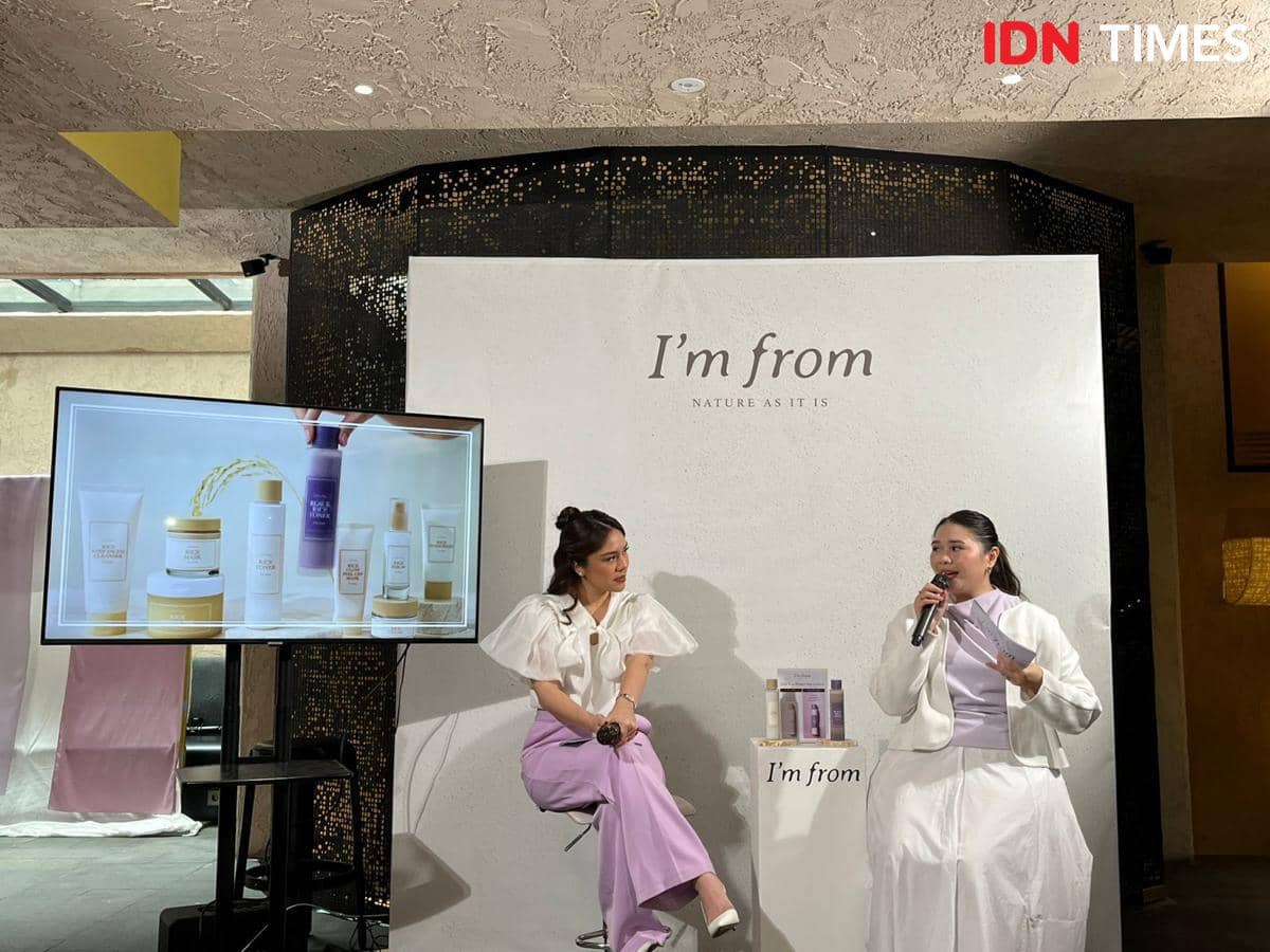Peluncuran Black Rice Toner dari I'm From di Lomma Space, Dharmawangsa, Jakarta Selatan pada Jumat (13/2/2026)