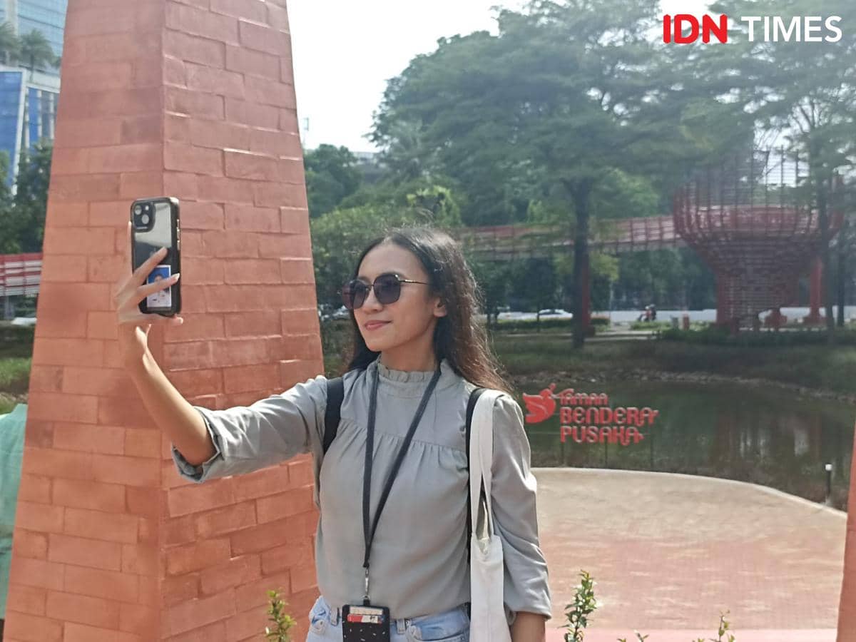 Ilustrasi Taman Bendera Pusaka.