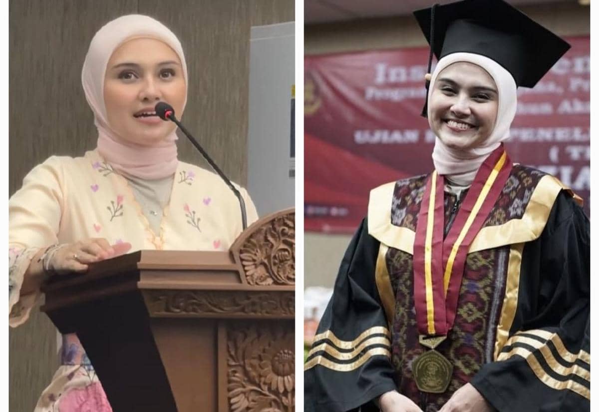 potret Zee Zee Shahab lulus S3