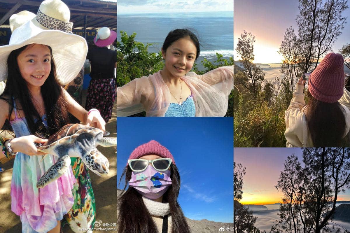Potret Zhao Jinmai liburan di Indonesia pada 2019 dan 2023
