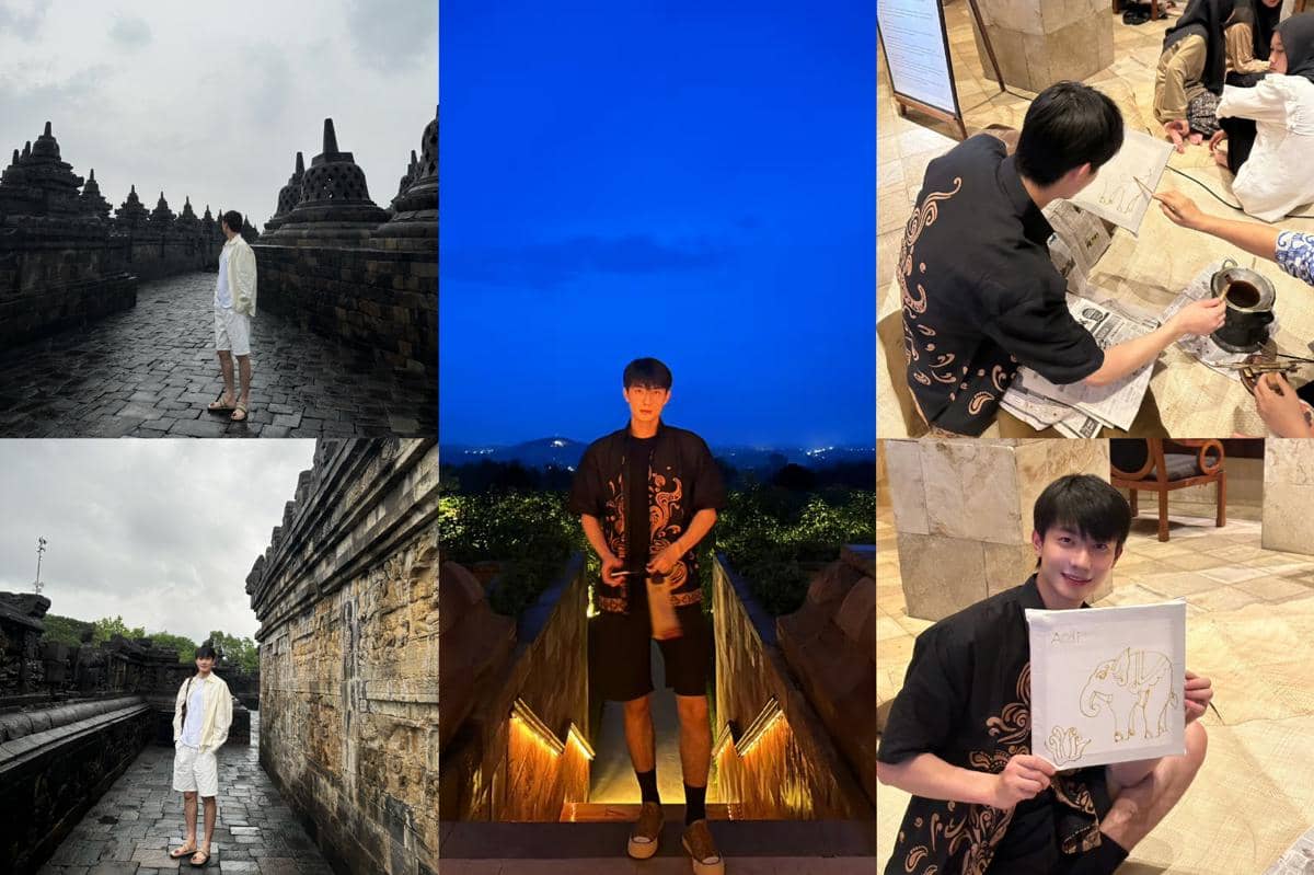 Potret liburan Lu Huanyu