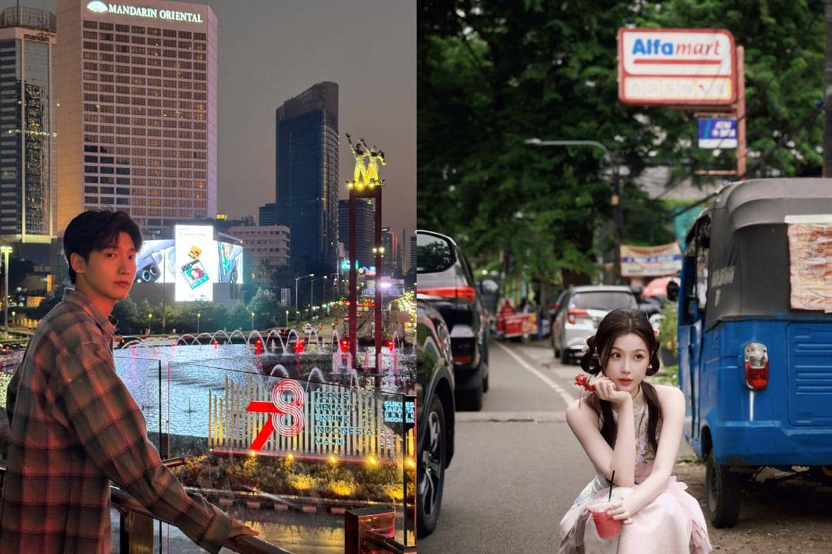 Potret aktor dan aktris China yang berkunjung ke Indonesia