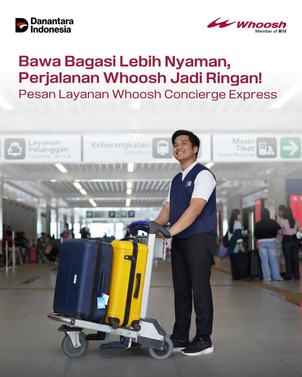 Pesan layanan Whoosh Concierge Express