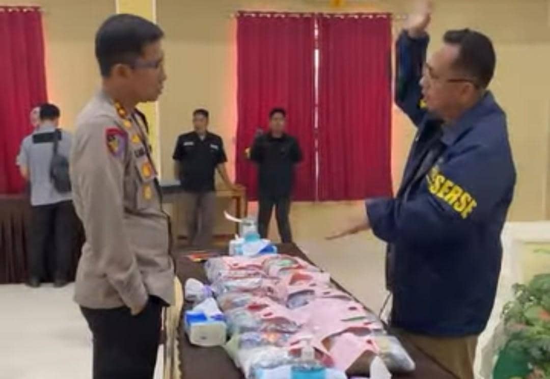 Pemusnahan barang bukti narkoba di Mapolres Banyuasin. (Dok. Polres Banyuasin)