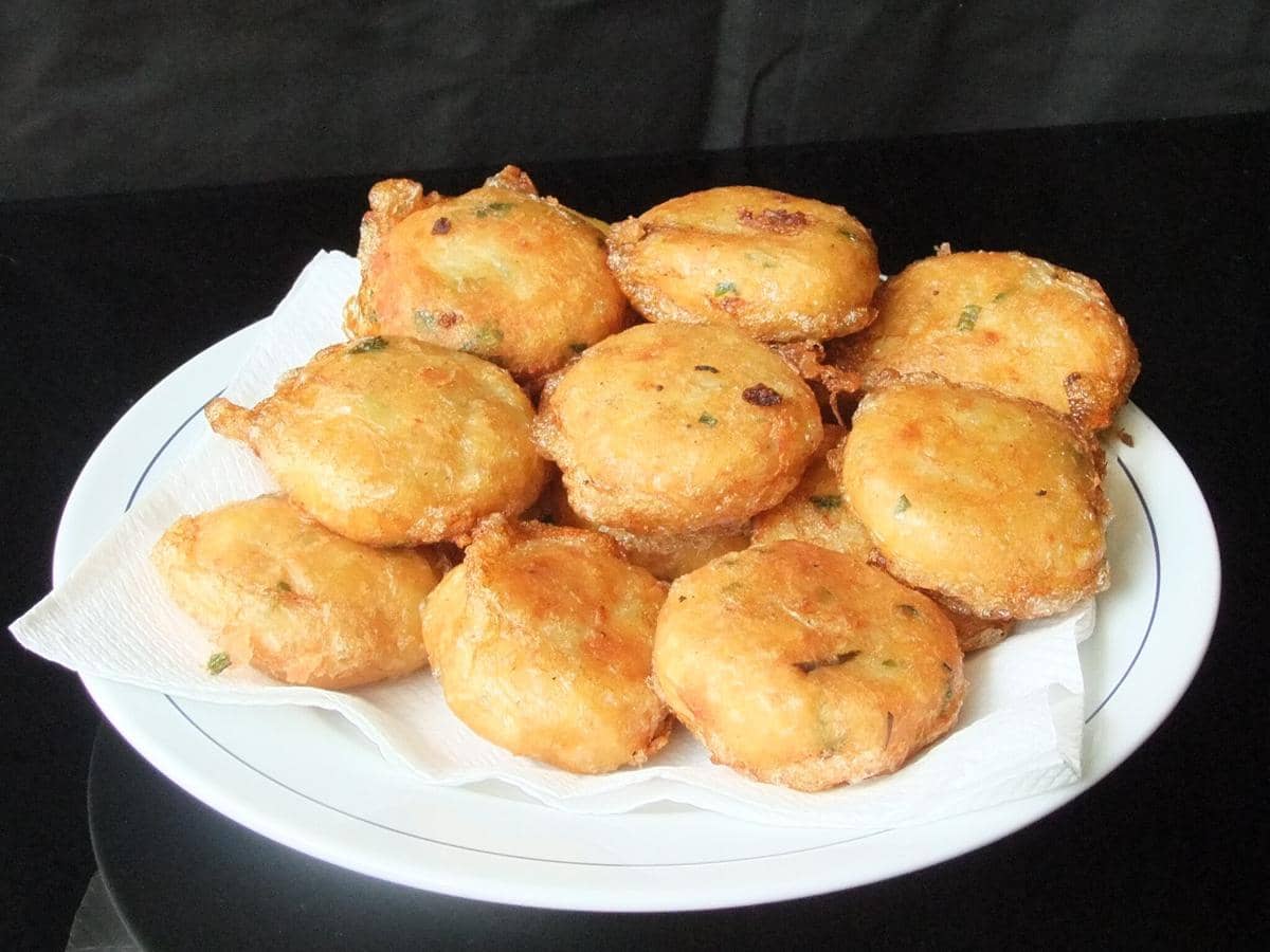 ilustrasi perkedel kentang dagin