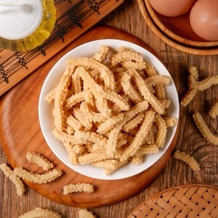 ilustrasi kue akar kelapa