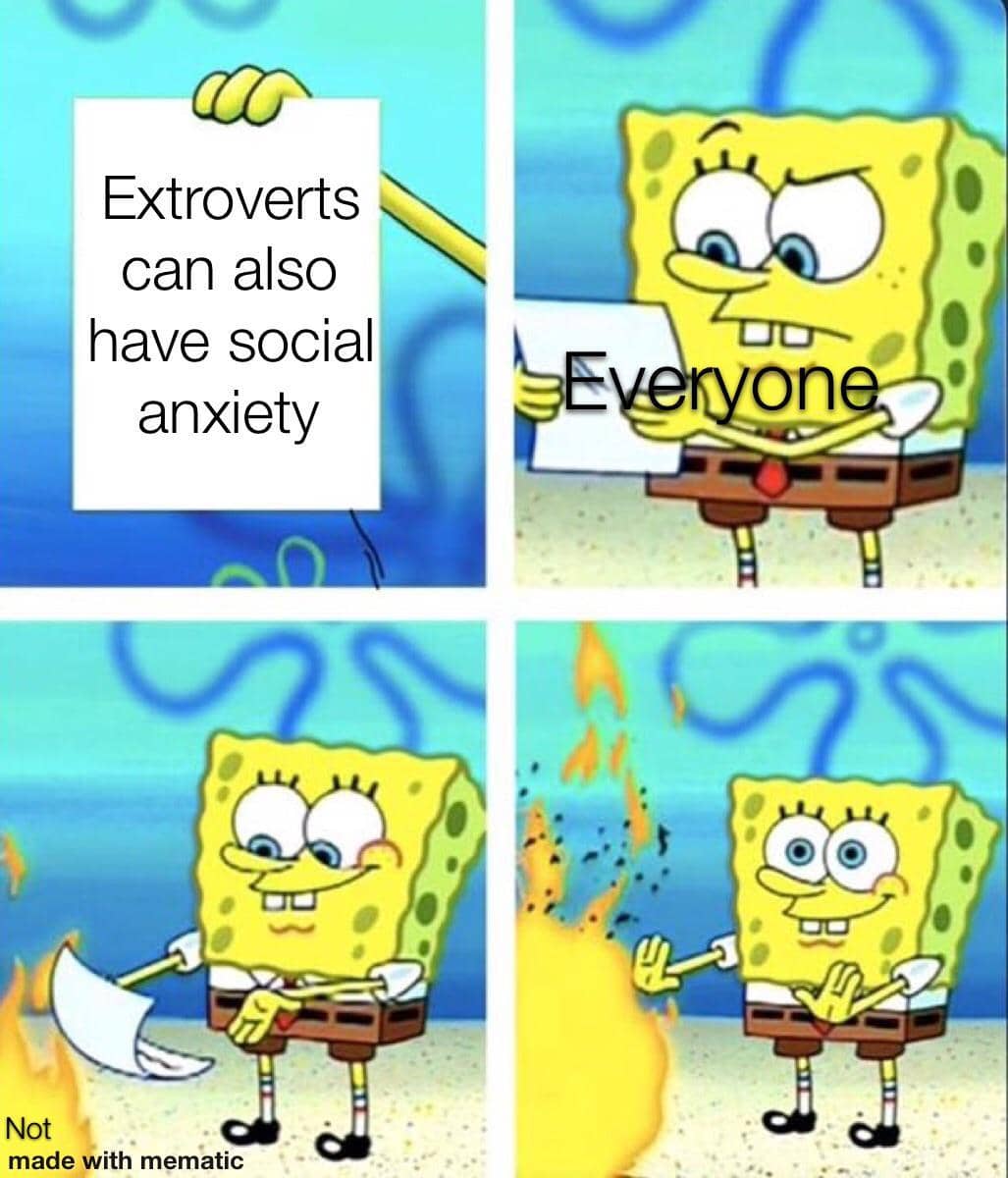 meme kocak ekstrover