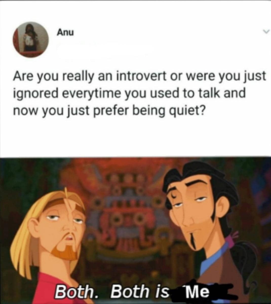 meme kartun tentang introver