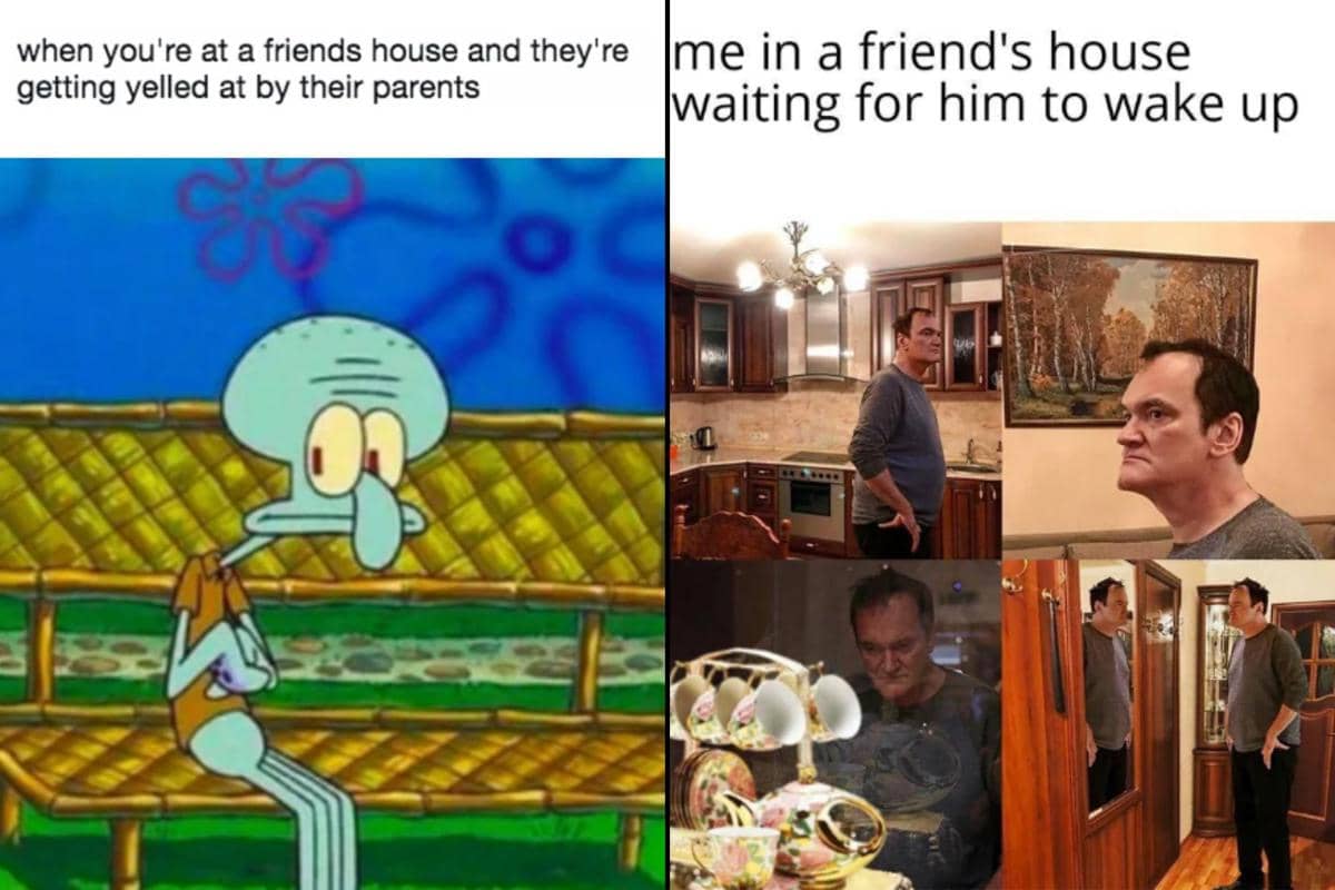 7 Meme Momen Canggung dan Takut saat Main di Rumah Teman