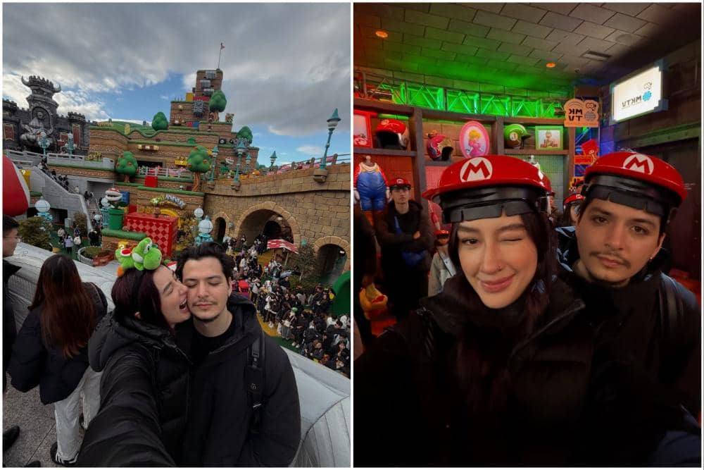 Natasha Ryder kencan di Universal Studio Jepang