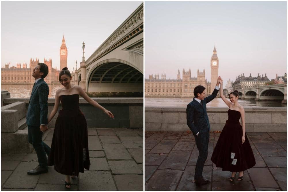 Prewedding El Rumi dan Syifa Hadju di London.