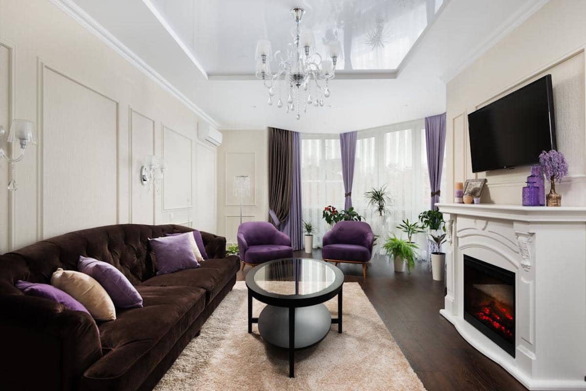 ilustrasi interior rumah mewah