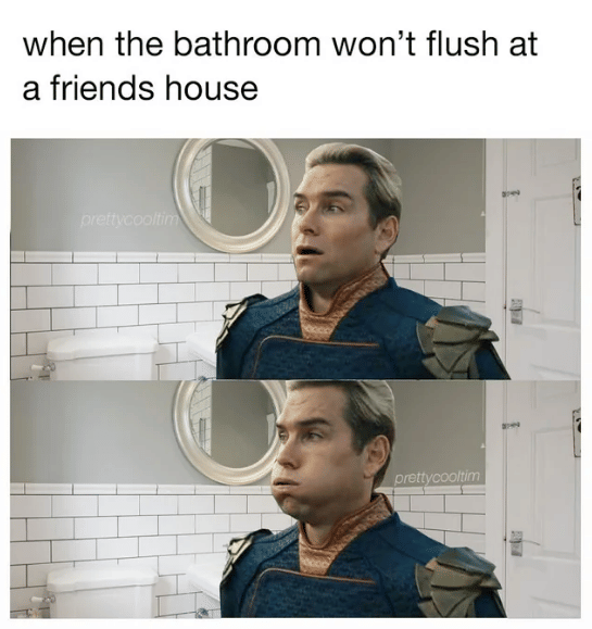 meme momen canggung dan takut saat bertamu di rumah teman