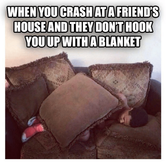 meme momen canggung dan takut saat bertamu di rumah teman