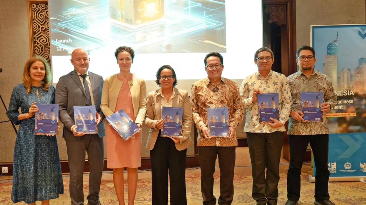 ⁠Badan PBB untuk Perdagangan dan Pembangunan (UNCTAD) bersama dengan Kementerian Luar Negeri Republik Indonesia meluncurkan Kajian Perdagangan Digital Indonesia yang membahas ekosistem perdagangan digital Indonesia di Hotel Shangri-La Jakarta 