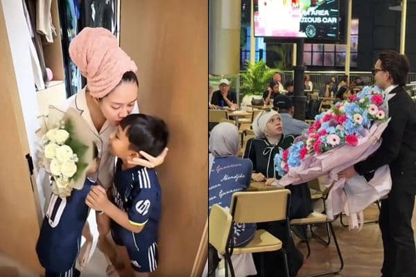 Artis Dapat Kejutan Valentine dari Anak (instagram.com/merdioctav)