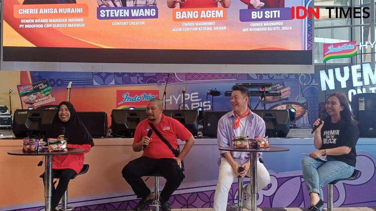 Potret Indomie Nyemek on The Block, Gandaria City, Jakarta Selatan