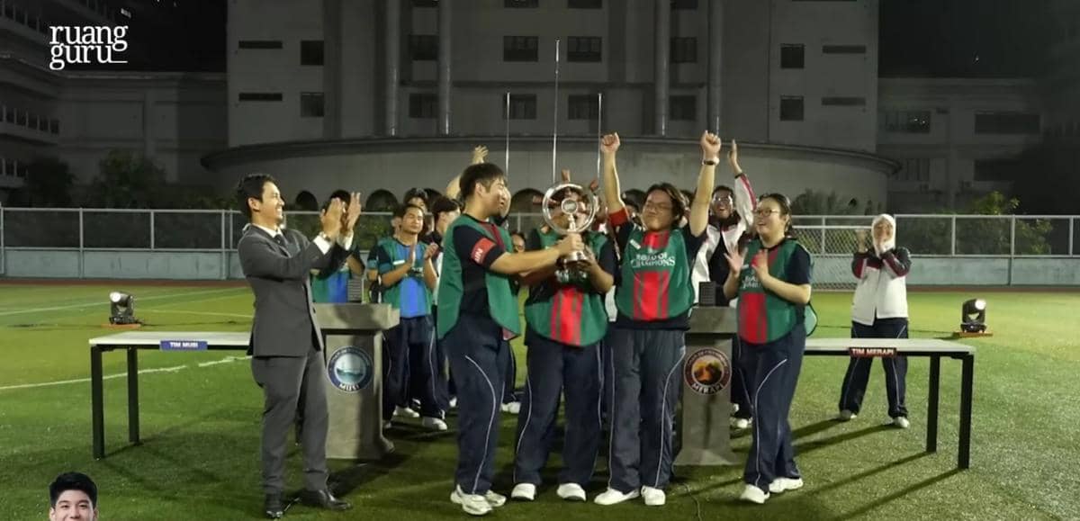 Detik-detik Kemenangan Tim Merapi di Road of Champions (youtube.com/Ruangguru)