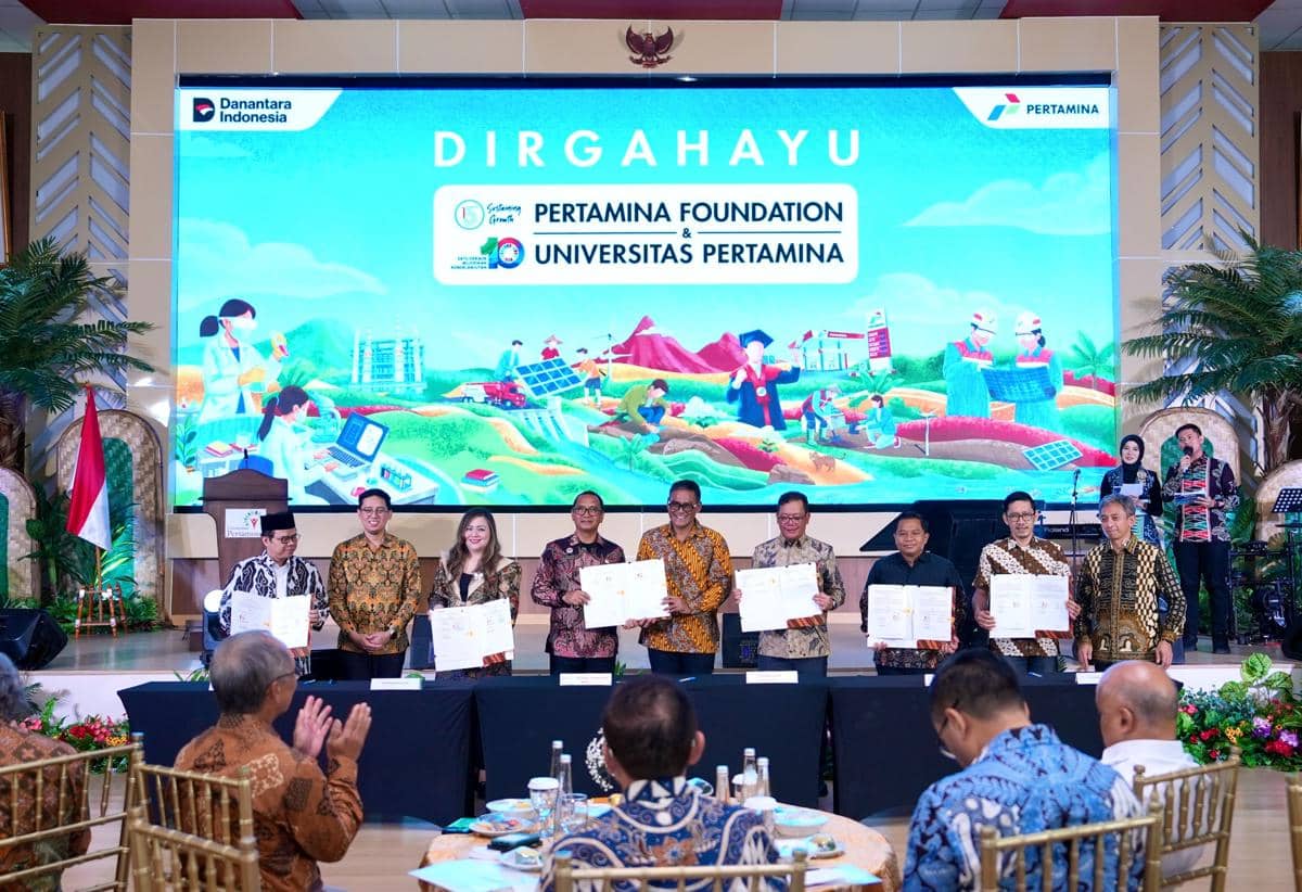 Perayaan Dies Natalis Universitas Pertamina dan Hari Ulang Tahun Pertamina Foundation.