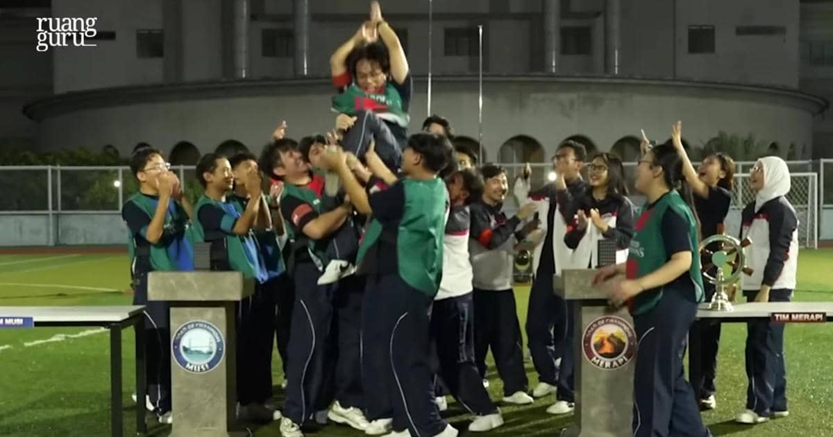 Detik-detik Kemenangan Tim Merapi di Road of Champions (youtube.com/Ruangguru)